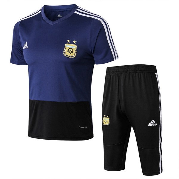 Argentinien Trainingsshirt Komplett Set 2018 Blau Fussballtrikots Günstig